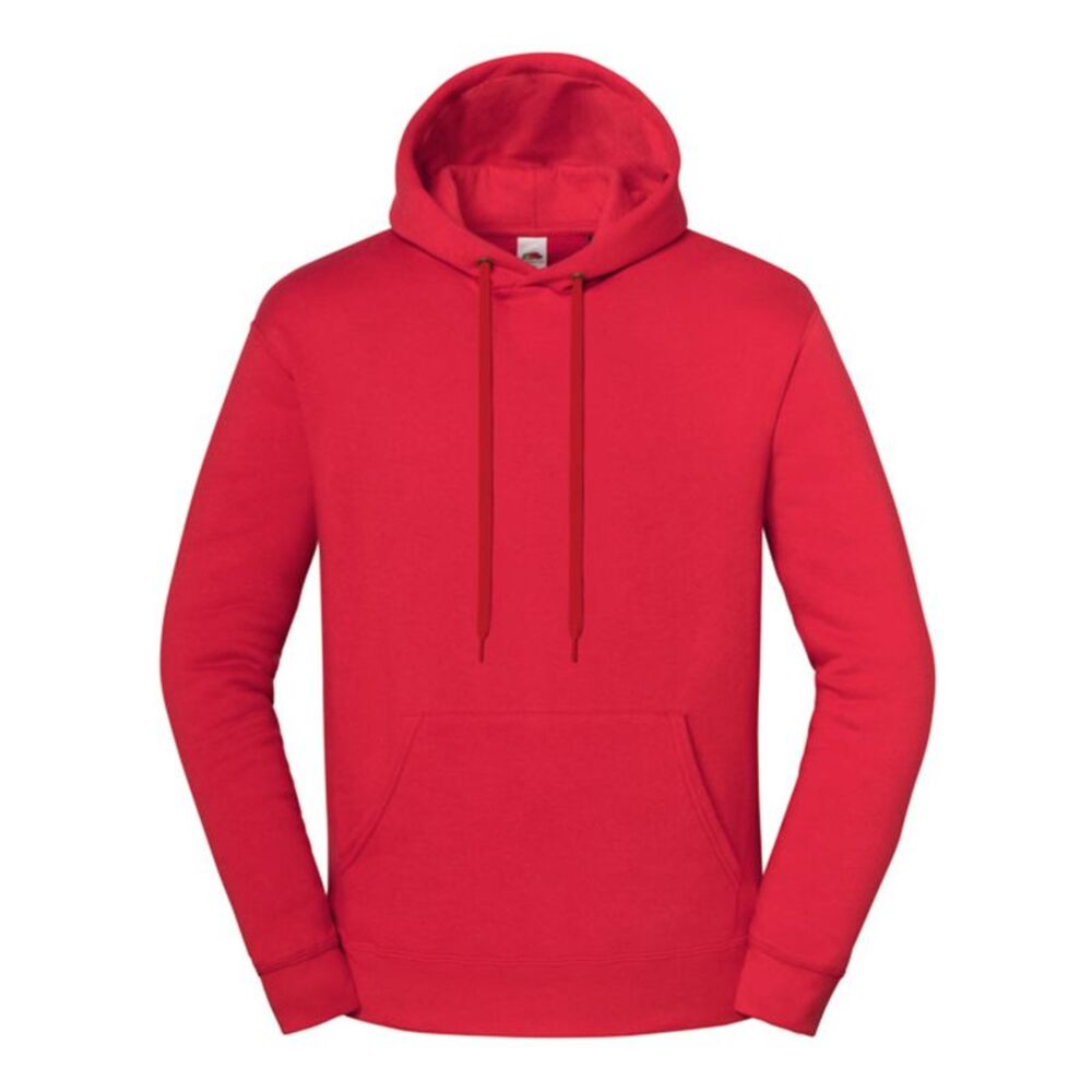 Fruit of the Loom Unisex Adult Iconic  Hoodie / Red